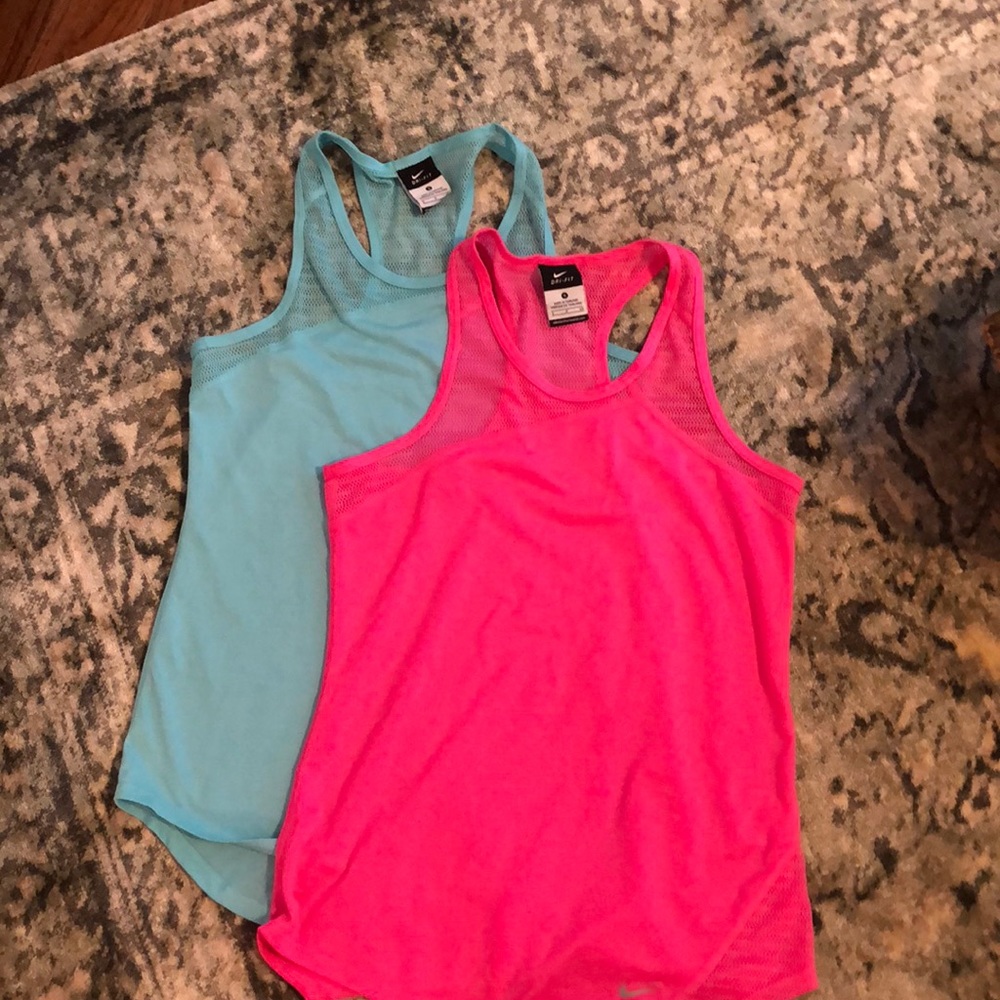 2 Nike Dri-Fit Tanks